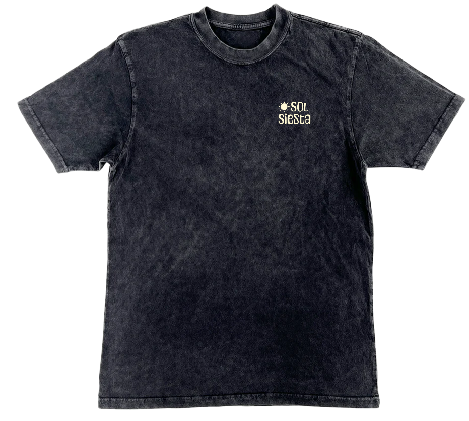 golden hour wavy vintage style tee